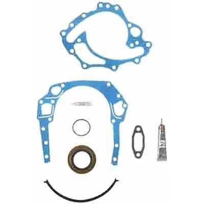 Fel-Pro Timing Cover Gaskets TCS 45283 Gasket, Cover, Cork/Rubber, Ford, Lincoln, Mercury, 351M/400, V8, Kit