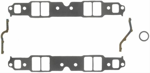 Fel-Pro Performance Intake Manifold Gasket Sets 1267 Gaskets, Manifold, Intake, Composite, 2.28 in. x 1.38 in. Port, .120 in. Thick, Chevy, Small Block, Set