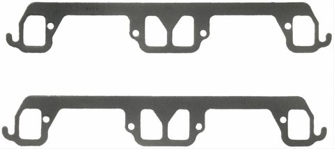 Fel-Pro Performance Exhaust Header Gasket Sets 1413 Gaskets, Header, Steel Core Laminate, Rectangular Port, Chrysler, Small Block, Set