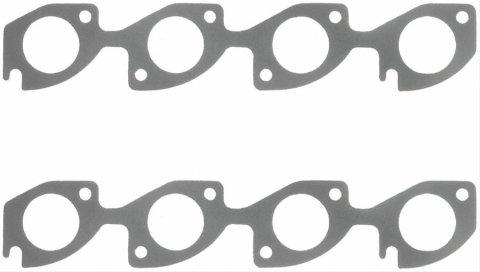 Fel-Pro Performance Exhaust Header Gasket Sets 1456 Gaskets, Steel Core Laminate, 1.92 in. Round Port, Chevy, Small Block, Set