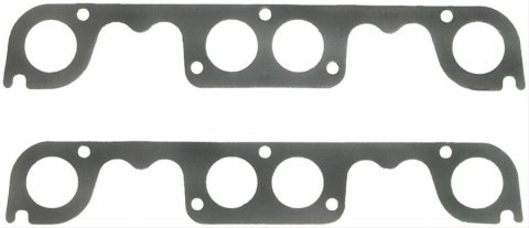 Fel-Pro Performance Exhaust Header Gasket Sets 1409 Gaskets, Header, Steel Core Laminate, Brodix Spread Port, Chevy, Small Block, Set