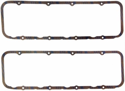 Fel-Pro Performance CorkLam Valve Cover Gaskets 1634 Gaskets, CorkLam, Cork/Rubber with Steel Core, Super Duty Pontiac/Brodix or Dart Big Chief Heads, Pair