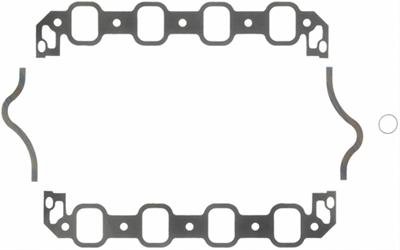 Fel-Pro Intake Manifold Gaskets 1221-5 Gaskets, Manifold, Intake, Composite, 2.45 in. x 1.82 in. Port, .120 in. Thick, Ford, Big Block 385, Pair