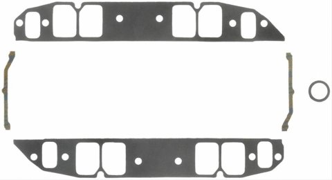 Fel-Pro Performance Intake Manifold Gasket Sets 1239 Gaskets, Manifold, Intake, Composite, Rectangle, 2.54 in. x 1.82 in. Port, .120 in. Thick, Chevy, 396-454, Set