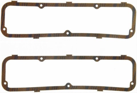 Fel-Pro PermaDry Valve Cover Gaskets VS 13049 C Gaskets, Cork, Ford, Mercury, V8, Pair