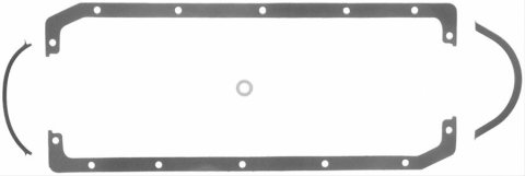 Fel-Pro Performance Oil Pan Gaskets 1839 Gasket, Multi-Piece, Rubber/Steel Core, Oldsmobile Rocket Block/Dart Iron Eagle/GM Aluminum Blocks, Each