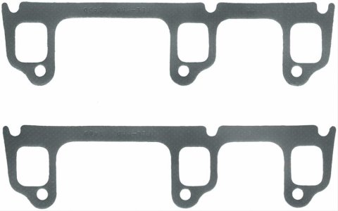 Fel-Pro Performance Exhaust Header Gasket Sets 1400 Gaskets, Header, Steel Core Laminate, Rectangular Port, Buick, V6, Set