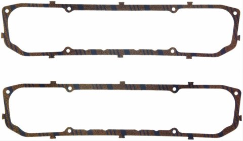 Fel-Pro Performance Blue Stripe Valve Cover Gaskets 1610 Gaskets, Cork/Rubber, Chrysler, Dodge, Plymouth, Big Block, Pair