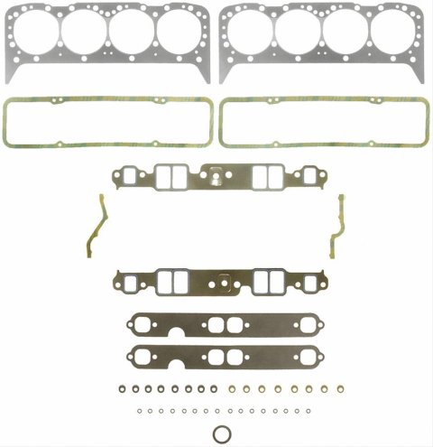 Fel-Pro Performance Marine Head Set Gaskets 17230 Gaskets, Set, Marine, Chevy, 307/350,
