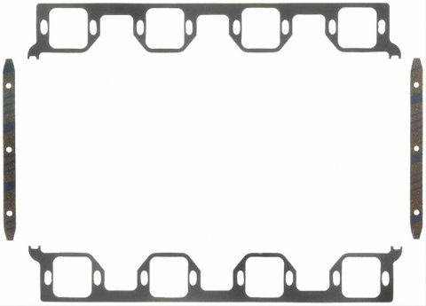 Fel-Pro Performance Intake Manifold Gasket Sets 1234 Gaskets, Manifold, Intake, Printoseal, 2.00 in. x 1.84 in. Port, .060 in. Thick, Dodge, Plymouth, 426 Hemi, Set