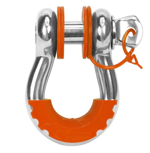 Daystar D-Ring Isolators KU70060AG Isolators, Locking Washers, Polyurethane, Orange, 3/4 in. Shackles, Kit