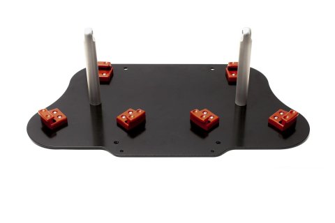 Daystar Utility Jug Components KJ50025BK Mount, Dual Cam Can Tail Gate Mount 1997-06 Jeep Wrangler TJ, Black Steel