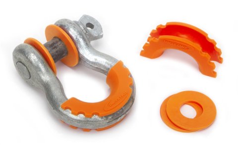 Daystar D-Ring Isolators KU70057FA Isolators, Washers, Polyurethane, Fluorescent Orange, 3/4 in. Shackles, Kit
