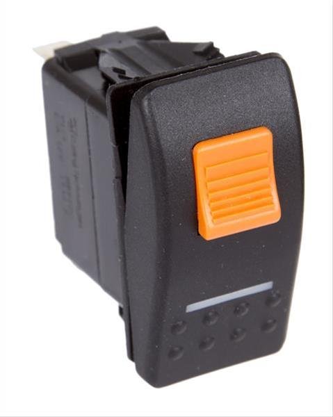 Daystar Rocker Switches KU80017 Switch, Rocker, Lockout, Constant, Universal, Plastic, Black, 20 Amps, Each