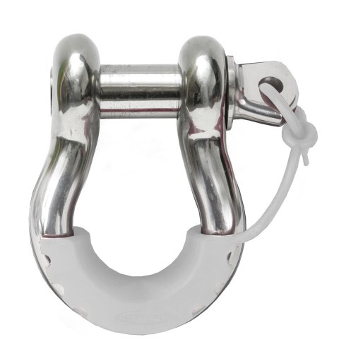 Daystar D-Ring Isolators KU70058WH Locking Isolators, Polyurethane, White, 3/4 in. Shackles, Pair