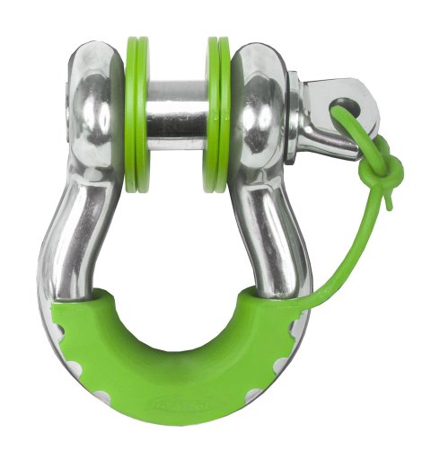 Daystar D-Ring Isolators KU70059FG Locking Isolators, Washers, Polyurethane, Fluorescent Green, 3/4 in. Shackles, Kit