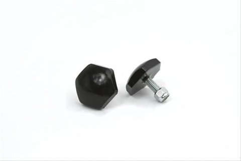 Daystar Polyurethane Bump Stops KU09007BK Stops, Hex Shape, Polyurethane, Black, 2.031 in. Diameter, 0.688 in. Height, 3/8-16 in. Stud, Pair