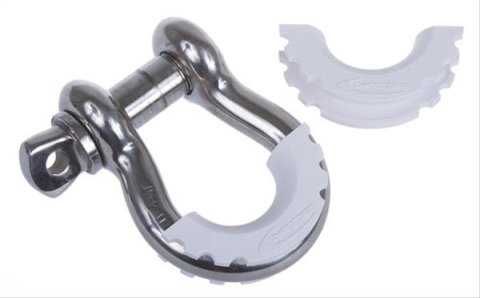 Daystar D-Ring Isolators KU70056WH Isolators, Polyurethane, White, 3/4 in. Shackles, Pair