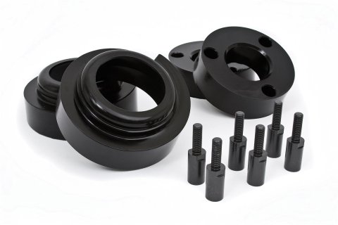 Daystar Comfort Ride Suspension Lift Kits KA09100BK Coil Spring Spacers, Leveling Kit, Ride, Durathane, 2.0 in. Lift, Front, for Kia, Pair