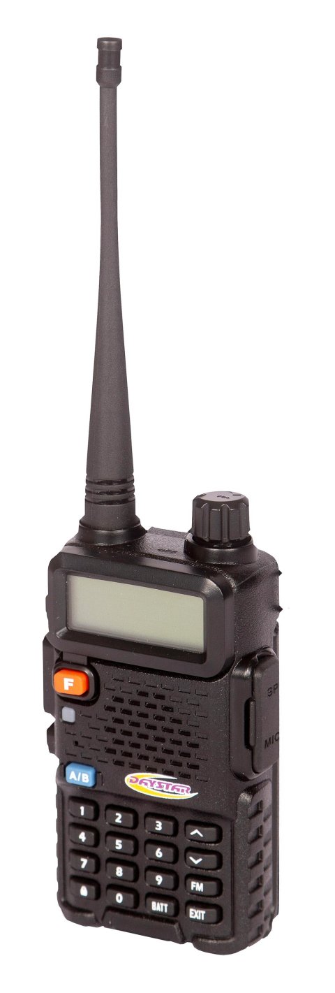 Daystar GMRS Hand-Held Radios KU73010BK Handheld Transceiver, GMRS, 25 Channels, 462-467 MHz, 5 Watt, Includes Battery Pack and Charger, Each