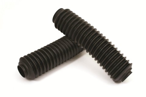 Daystar MX Fork Boots MX00481BK Boots, MX, Poly-Vinyl, Black, Pair