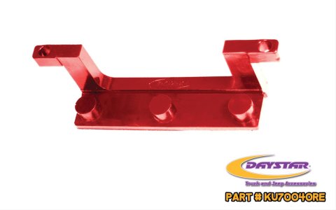 Daystar Winch Fairlead Isolators KU70040RE License Plate Bracket