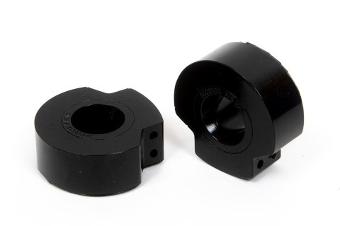 Daystar Shock Shaft Bump Stops KU71097BK Stop, 2.5 in. O.D., 7/8 in. I.D., Polyurethane, Black, Pair