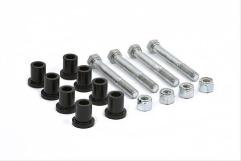 Daystar Leaf Spring Bushing Sets KJ02025BK Bushings, Spring, Polyurethane, Black, Front or Rear, Jeep, CJ, Kit