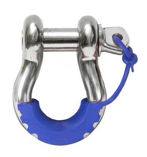 Daystar D-Ring Isolators KU70058RB Locking Isolators, Polyurethane, Blue, 3/4 in. Shackles, Pair