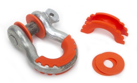 Daystar D-Ring Isolators KU70057AG Isolators, Washers, Polyurethane, Orange, 3/4 in. Shackles, Kit