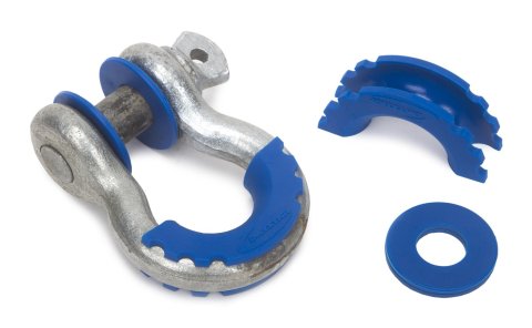 Daystar D-Ring Isolators KU70057RB Isolators, Washers, Polyurethane, Blue, 3/4 in. Shackles, Kit