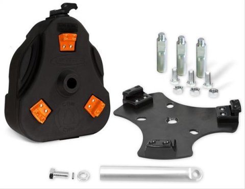 Daystar Spare Tire Carriers KJ72001TN Carrier, Cam Can Trail Box With Jeep Mount; Tan