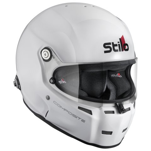 Stilo Helmets AA0700AF2T600101 ST5 GT COMP LG+60 WHITE W/BLK SA2020