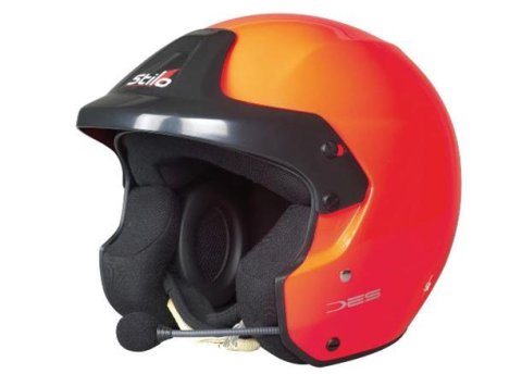 Stilo Venti Trophy Offshore Helmets DA0112EF2T63 Helmet, Offshore, Open, Gloss, Orange, Snell SA2020, FIA 8859-2015, EPS Liner, No Graphic, 2X-Large, Each