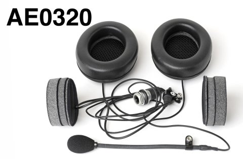 Stilo Radio Helmet Kits AE0320 Communicator Accessories, Dual Rally Ear Bud Ready, GENTEX Noise Cancelling Magnetic-Dynamic BOOM Microphone, Each