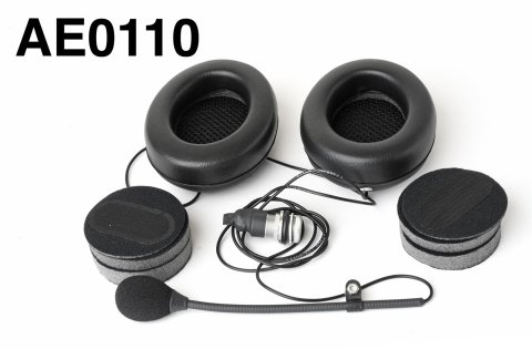 Stilo Radio Helmet Kits AE0110 Communicator Accessories, Earmuff Loudspeakers, Noise Cancelling Magnetic-Dynamic BOOM, Each