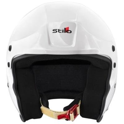 Stilo Venti Sport Jet Composite Helmets AA0132AG2T59 Helmets, Composite, White, Gloss, Snell SA2020, FIA-8859-2020, Open Face, No Graphic, Large, Each