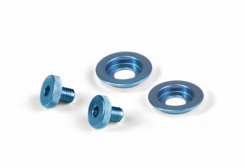 Stilo Helmet Components YA0817B Accessories, ST5 VISOR SCREW KIT - BLUE