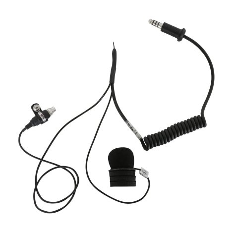 Stilo Radio Helmet Kits AE0337 Communicator Accessories, Kit, 4 Conductor Coil, IMSA Style, Noise Cancelling Mic, 3.5mm Plug, Kit
