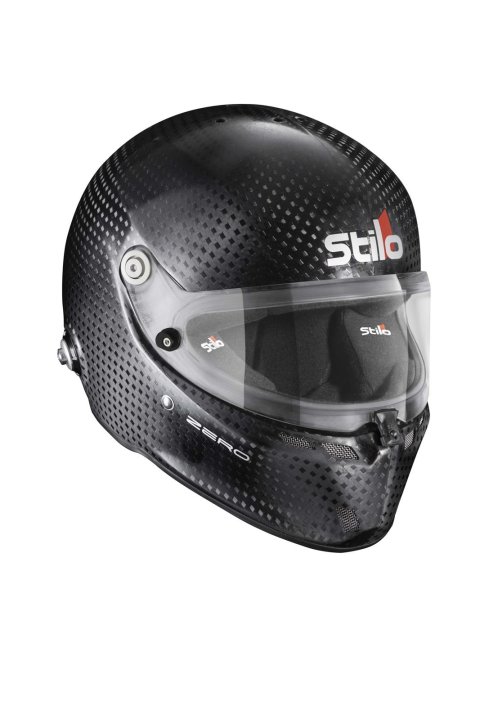 Stilo ST6 FN 8860-2018 Carbon Zero Helmets AA0810AG3R58 Helmet, Zero, Full, Gloss, Fiber, Snell SA2020, FIA 8860-2018-Zero, Clear Visor, Medium Plus, 58cm, EPS Liner, Each