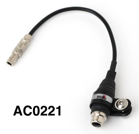 Stilo Helmet Communicator Accessories AC0221 Adapter to connect earplugs - RCA male plug to Helmets