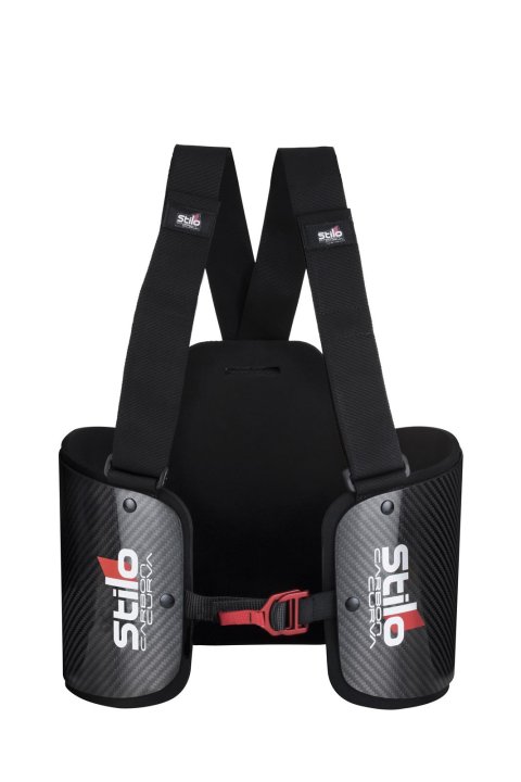 Stilo Carbon Curva Rib Protector AS0001M Vest, X-Style, Medium, Fiber, Black/Natural, Adjustable, 85-104 cm Chest, Each