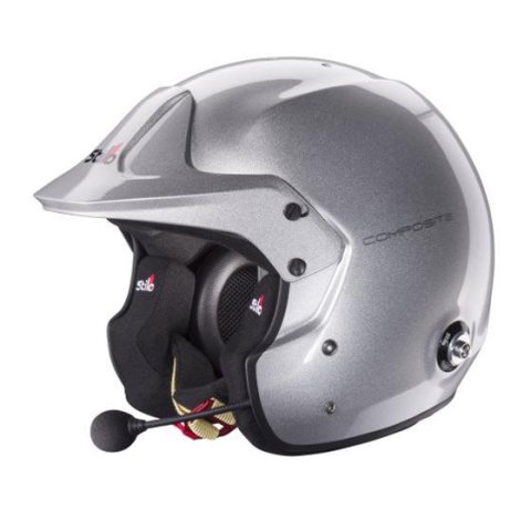 Stilo Venti Trophy Plus Rally Helmets AA0112EG2T54 Helmet, Rally, Silver, Snell SA2020/FIA 8859-2015, EPS Liner, No Graphic, X-Small, Each