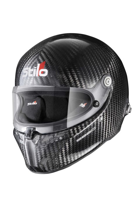 Stilo ST6 FN 8860-2018 Carbon Helmets AA0810AG1R63 Helmet, Carbon, Full, Gloss, Fiber, Snell SA2020, FIA 8860-2018, Clear Visor, 2X-Large, 63cm, EPS Liner, Each