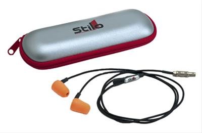 Stilo Helmet Communicator Accessories AE0303 Ear Buds with Case - USA 3.5mm Male Connector