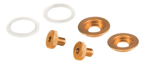 Stilo Helmet Components YA0865G Accessories, ST5 PEAK SCREW KIT/GOLD