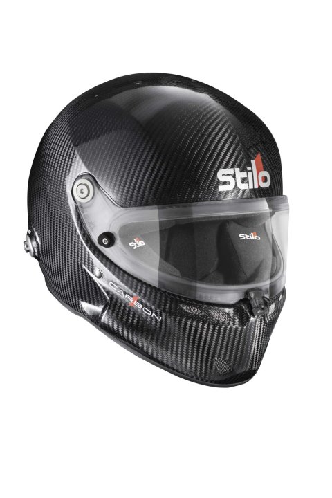 Stilo ST6 GT Carbon Helmets AA0800AF1V64 Helmet, Carbon, Full, Gloss, Fiber, Snell SA2020, FIA 8859-2024, Clear Visor, 3X-Large, 64cm, EPS Liner, Each