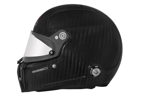 Stilo ST5 FN 8860-2018 ABP Carbon Helmets AA0710AG1S57 Helmet, Carbon, Full, Fiber, Clear Shield, FIA 8860-2018, EPS Liner, No Graphic, Medium, Each