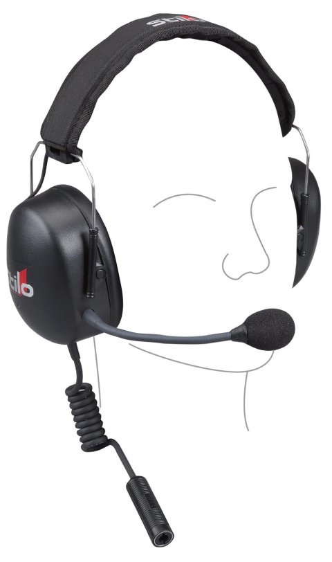 Stilo WRC Practice Headsets AD0210 Helmet Communicator Accessories, Headset, DES Practice, Each