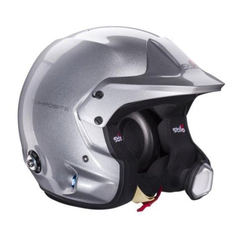 Stilo Venti WRC Composite Helmets AA0220BG2T64 Helmet, Composite, Gloss Silver, Snell SA2020/FIA 8859-2015, No Graphic, 3X-Large, Each
